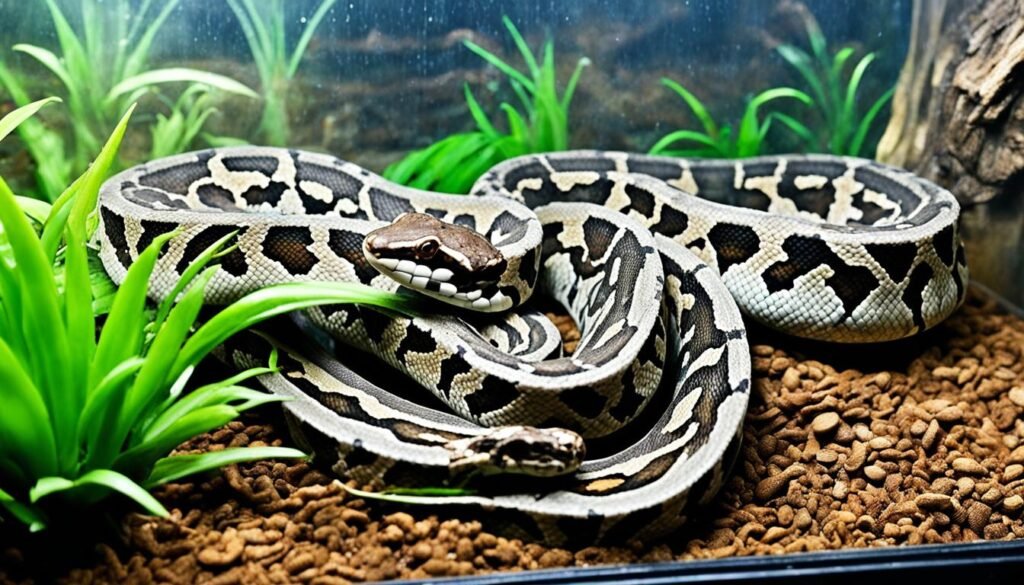 Boa constrictor substrate